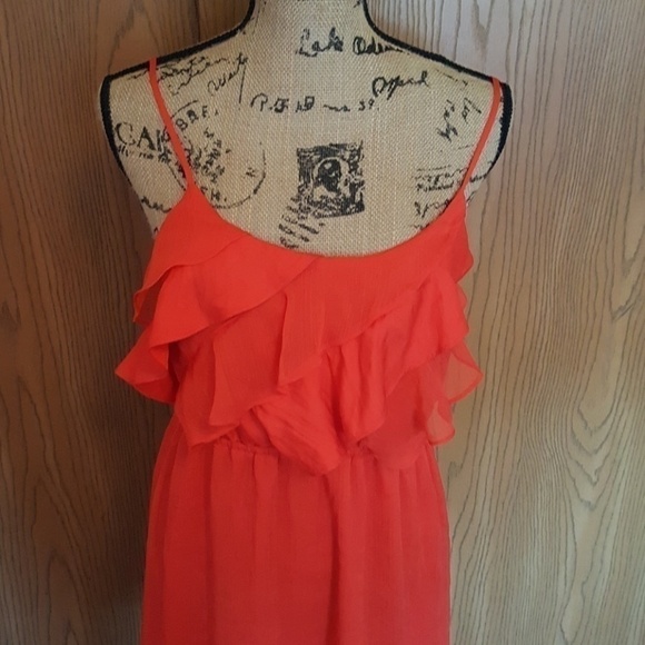 Medium American eagle outfitters orange/red dress - Picture 2 of 3